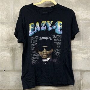 Eazy-E Black Graphic T-Shirt